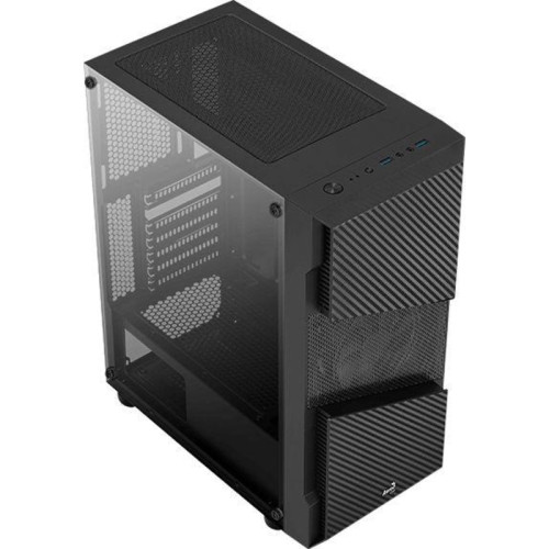 Корпус Aerocool Menace Saturn FRGB-G-BK-v1 черный ATX 7x120mm 2x140mm 2xUSB3.0 audio bott PSU [MENACE FRGB-G-BK-V1]