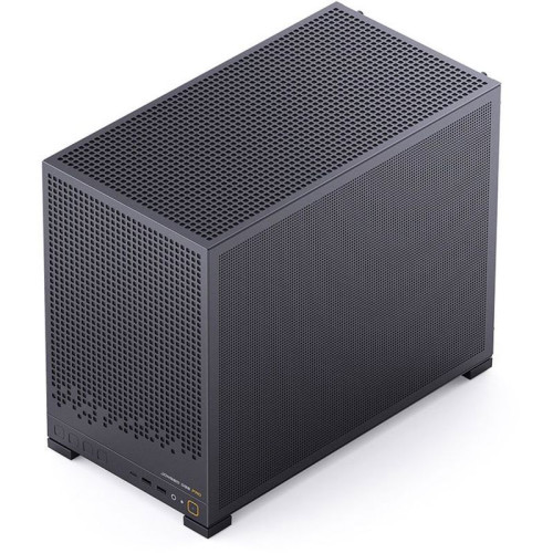 Корпус без блока питания/ Jonsbo D32 PRO BLACK, Mini-Tower , no fans, mATX, mITX,  2xUSB3.2 Gen1 Type-A, 1xUSB3.2 Gen 2 Type-C, 1xAUDIO, 1xMIC