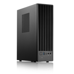 Корпус с блоком питания 400Вт./ Case Foxline mATX Desktop 400W FL-461 mATX case, black, w/PSU FLEX 400W, w/1xUSB3.0+1xType-C (USB2.0)