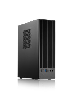 Корпус с блоком питания 400Вт./ Case Foxline mATX Desktop 400W FL-461 mATX case, black, w/PSU FLEX 400W, w/1xUSB3.0+1xType-C (USB2.0)