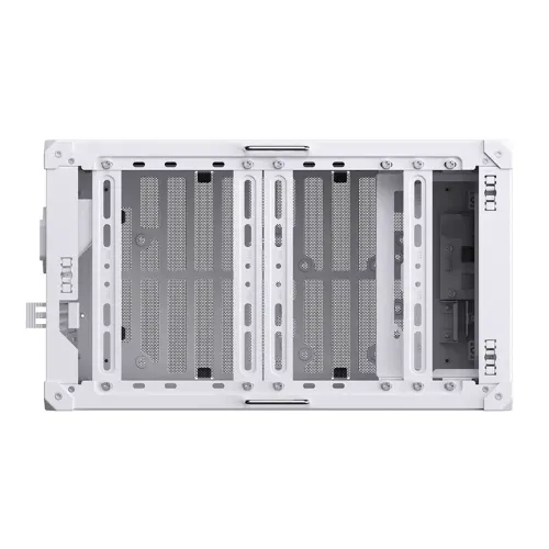 Корпус без блока питания/ Case JONSBO C6 MAX Handle, Mini-Tower, TG, no fan, 1xUSB-A 3.0 + 1xUSB-C 3.1, mATX, mITX White