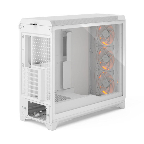 Корпус ПК без блока питания/ Case Fractal Design Meshify 3 XL RGB TG Clear Tint, Full-Tower, 3x140mm ARGB, 2xUSB-A 3.2 + 1xUSB 3.2 Type-C SSI-EEB, SSI-CEB, E-ATX, ATX, mATX, mITX, White