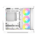 Корпус ПК без блока питания/ Case SAMA V60 White, Midi-Tower, TG, 7x120mm ARGB, 2xUSB 3.0 + 1xUSB 3.1 Type-C, ATX, mATX, mITX White