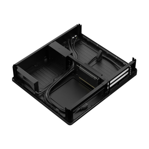 Корпус ПК без блока питания/ Case Fractal Design Node 202, SFF, no fans, 2xUSB-A 3.0, SFX PSU Support, mITX Black