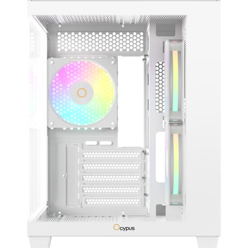 Корпус ПК без блока питания/ Case Ocypus Gamma C54 WH ARGB, Midi-Tower, TG, 3x120mm ARGB, 1xUSB-A 3.0 + 2xUSB 2.0, mATX, mITX White Корпус ПК без блока питания/ Case Ocypus Gamma C54 WH ARGB, Midi-Tower, TG, 3x120mm ARGB, 1xUSB-A 3.0 + 2xUSB 2.0, mATX, mITX White