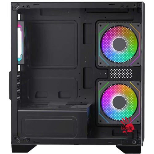 Корпус Bloody BD-CC103F черный без БП mATX 7x120mm 1xUSB2.0 1xUSB3.0 audio bott PSU