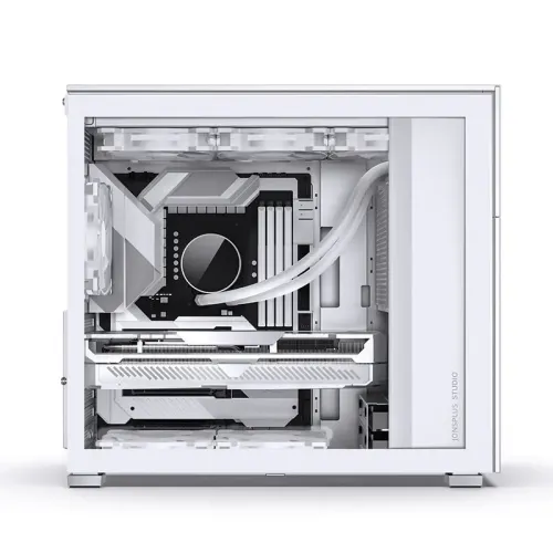 Корпус без блока питания/ Case JONSBO D41 STD, Midi-Tower, TG, no fan, 1xUSB-A 3.2 + 1xUSB-C 3.2, ATX, mATX White