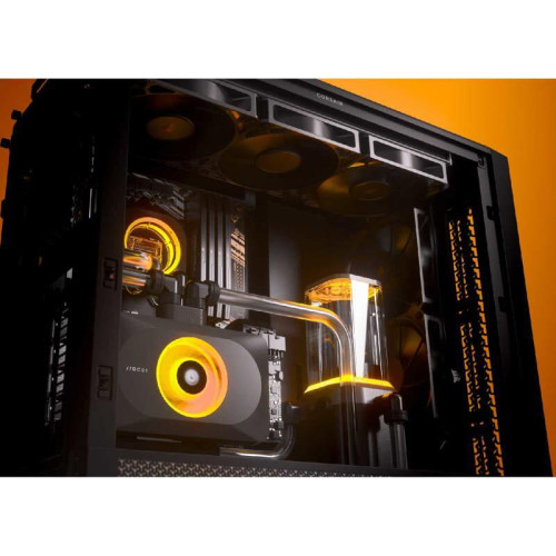 Корпус без блока питания/ Case Corsair Frame 4000D RS, Midi-Tower, TG, 3x120mm, 2xUSB-A 3.2, 1xUSB 3.2 Type-C, E-ATX, ATX, mATX, mITX Black Корпус без блока питания/ Case Corsair Frame 4000D RS, Midi-Tower, TG, 3x120mm, 2xUSB-A 3.2, 1xUSB 3.2 Type-C, E-ATX, ATX, mATX, mITX Black