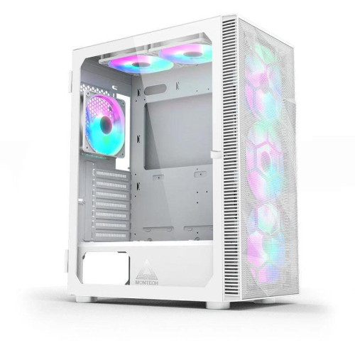 Корпус Montech X3 Mesh белый ATX 3x120mm 2xUSB2.0 1xUSB3.0 audio bott PSU [X3 MESH WH]
