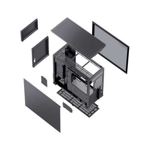 Корпус без блока питания/ JONSBO Computer Case D41 MESH version black