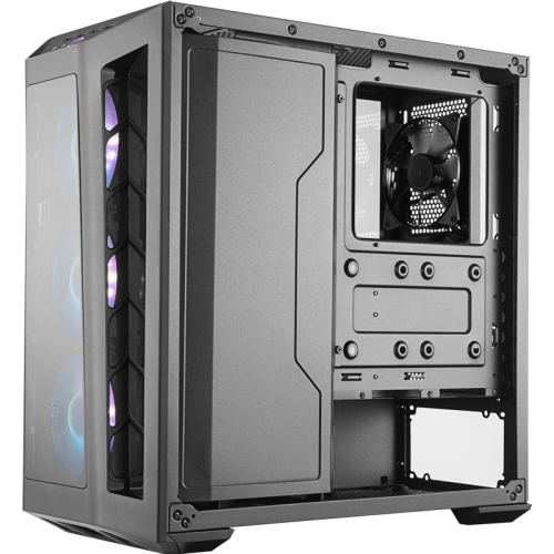 Корпус без БП/ Cooler Master MasterBox MB530P, 2xUSB3.0, 2xUSB2.0, 1x120 Fan, 3x120RGB fan, w/o PSU, Black, ATX