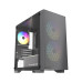 Корпус без блока питания/ Case HSPD M334, Mesh Mini-tower, Black, TG, 0.45 SPCC, 3x120mm ARGB (M11-120) mATX, mITX 160/340/180mm 2x2.5 Корпус без блока питания/ Case HSPD M334, Mesh Mini-tower, Black, TG, 0.45 SPCC, 3x120mm ARGB (M11-120) mATX, mITX 160/340/180mm 2x2.5