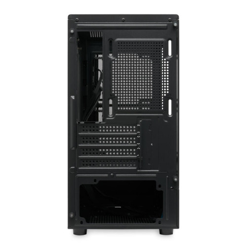 Корпус без блока питания/ Case HSPD M332, Mesh Mini-tower, Black, TG, 0.4 SPCC, no fans, mATX, mITX, 160/285/170mm, 1x2.5