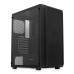 Корпус без блока питания/ Case HSPD M730, Mesh Mid Tower, Black, TG, 0.4 SPCC, no fans, E-ATX, ATX, mATX, mITX, 155/280/175-200mm, 2x2.5
