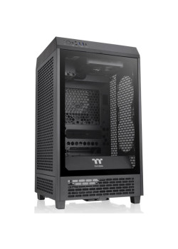 Корпус Thermaltake The Tower 200 черный miniITX 6x120mm 4x140mm 2xUSB3.0 audio bott PSU [CA-1X9-00S1WN-00]