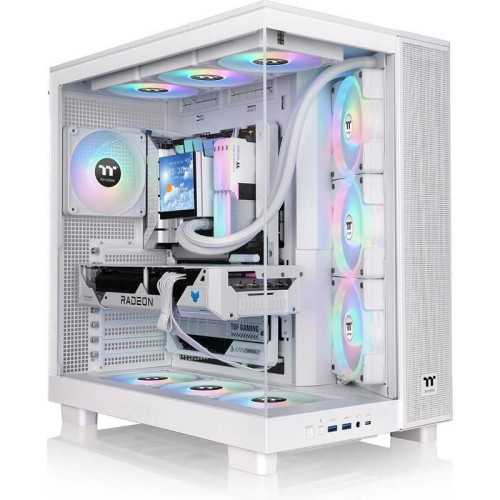 Корпус Thermaltake View 380 XL TG ARGB белый без БП E-ATX 2x120mm 2xUSB3.0 1xUSB3.1 audio bott PSU