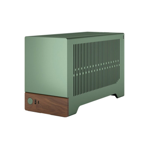 Корпус без блока питания/ Case Fractal Design Terra, Mini-Tower, no fans, 1xUSB-A 3.0 + 1xUSB 3.2 Type-C, SFX PSU Support, mITX Jade