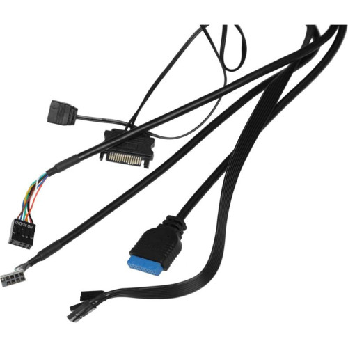 Корпус Azza Eclipse черный ATX 9x120mm 5x140mm 2xUSB2.0 1xUSB3.0 audio bott PSU [CSAZ-440 ECLIPSE]