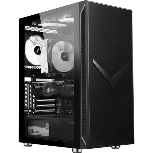 Корпус Accord 3501 черный ATX 8x120mm 5x140mm 2x200mm 2xUSB2.0 1xUSB3.0 audio bott PSU [ACC-3501]