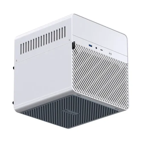 Корпус без блока питания/ Case JONSBO N2, Mini-Tower, 1x120mm, 1xUSB-A 3.0 + 1xUSB-C 3.2, SFX PSU Support, mITX White