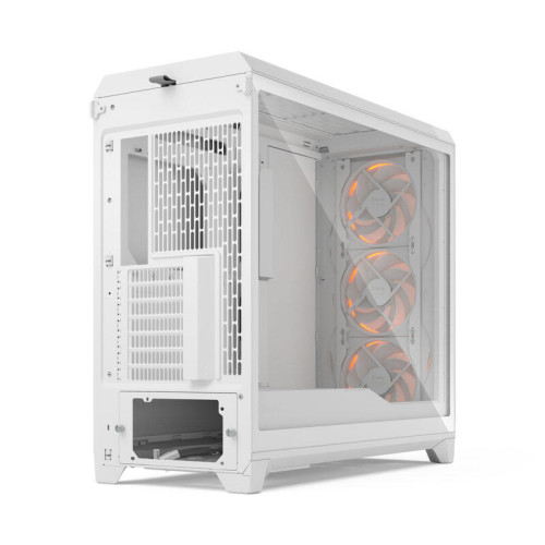 Корпус ПК без блока питания/ Case Fractal Design Meshify 3 XL RGB TG Clear Tint, Full-Tower, 3x140mm ARGB, 2xUSB-A 3.2 + 1xUSB 3.2 Type-C SSI-EEB, SSI-CEB, E-ATX, ATX, mATX, mITX, White