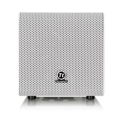 Корпус Thermaltake Core V1 белый miniITX 2x80mm 1x120mm 1x140mm 2xUSB3.0 audio bott PSU [CA-1B8-00S6WN-01]