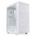 Корпус без блока питания/ HSPD M510, Mesh Mid Tower, White, TG, 0.5 SPCC, 4x120mm ARGB ATX, mATX, mITX 180/280/160mm 1x2.5
