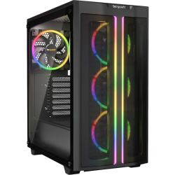 Корпус ПК без блока питания/ Case be quiet! PURE BASE 500 FX, Midi-Tower, TG, 3x120mm + 1x140mm ARGB, 1xUSB-A 3.2, 1xUSB 3.2 Type-C, ATX, mATX, mITX Black