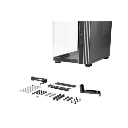 Корпус ПК без блока питания/ Case be quiet! LIGHT BASE 600 DX, Midi-Tower, TG, no fan, 2xUSB-A 3.2, 1xUSB 3.2 Type-C, ATX, mATX, mITX Black
