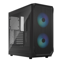 Корпус ПК без блока питания/ Fractal Focus 2 RGB, Black, Mi