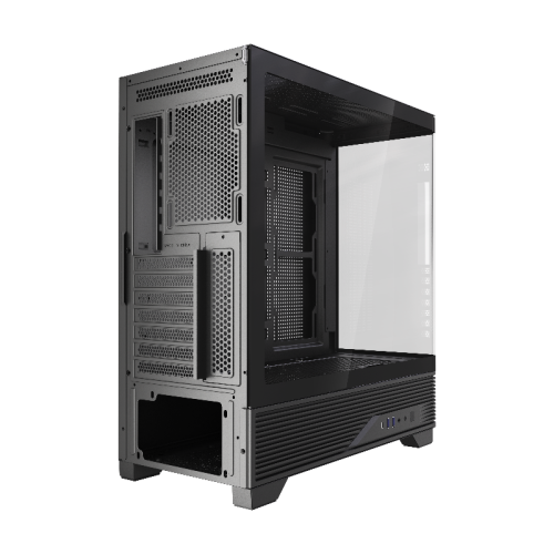 Корпус без блока питания/ Case HSPD F560, Mid Tower, Black, TG, 0.6 SPCC, no fans ATX, mATX, mITX 165/410/180mm 2x2.5 Корпус без блока питания/ Case HSPD F560, Mid Tower, Black, TG, 0.6 SPCC, no fans ATX, mATX, mITX 165/410/180mm 2x2.5