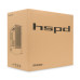 Корпус без блока питания/ Case HSPD M332, Mesh Mini-tower, Black, TG, 0.4 SPCC, no fans, mATX, mITX, 160/285/170mm, 1x2.5