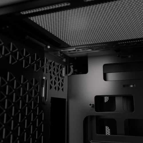Корпус без блока питания/ Case Corsair 2500D Airflow, Midi-Tower, TG, no fan, 2xUSB-A 3.2, 1xUSB 3.2 Type-C, mATX, mITX Black