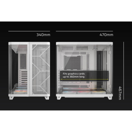 Корпус без блока питания/ Case Corsair AIR 5400 RS-R ARGB, Midi-Tower, TG, 3x120mm ARGB reverse fans, 2xUSB-A 3.2, 1xUSB 3.2 Type-C, E-ATX, ATX, mATX, mITX White Корпус без блока питания/ Case Corsair AIR 5400 RS-R ARGB, Midi-Tower, TG, 3x120mm ARGB reverse fans, 2xUSB-A 3.2, 1xUSB 3.2 Type-C, E-ATX, ATX, mATX, mITX White