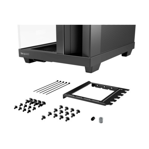 Корпус ПК без блока питания/ Case be quiet! LIGHT BASE 500, Midi-Tower, TG, 4x120mm, 2xUSB-A 3.2, 1xUSB 3.2 Type-C, ATX, mATX, mITX Black