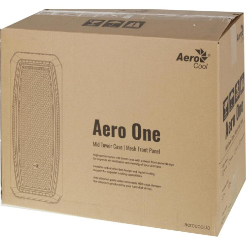Корпус Aerocool Aero One Frost-G-BK-v1 черный ATX 4x120mm 2x140mm 2xUSB3.0 audio bott PSU [ACCM-PB17043.11]