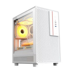 Корпус Accord M3301 белый mATX 6x120mm 2x140mm 1xUSB2.0 1xUSB3.0 audio bott PSU [ACC-M3301W]