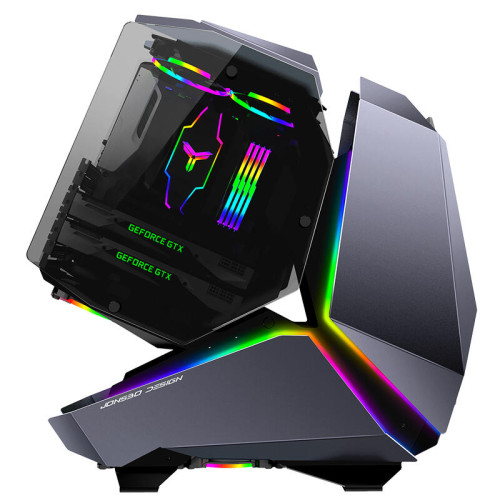 Корпус компьютерный ATX/ JONSBO MOD 5, Grey, Mod Gaming ATX case, 2xU3.0+1xType-C, HD-Audio, 2.0 - 3.0mm aluminum alloy panel + 4mm tempered glass panel Корпус компьютерный ATX/ JONSBO MOD 5, Grey, Mod Gaming ATX case, 2xU3.0+1xType-C, HD-Audio, 2.0 - 3.0mm aluminum alloy panel + 4mm tempered glass panel