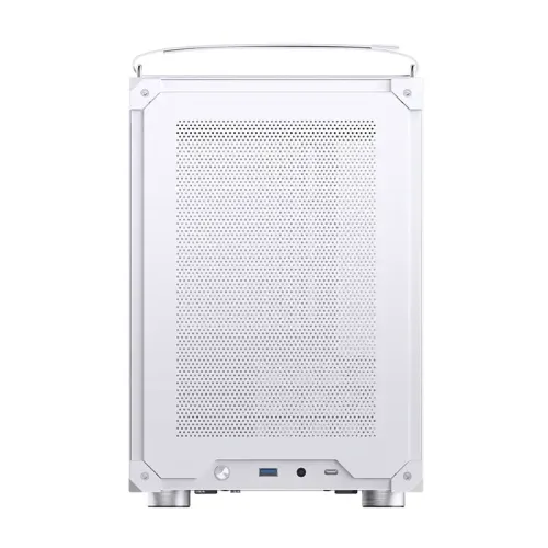 Корпус без блока питания/ Case JONSBO C6 MAX Handle, Mini-Tower, TG, no fan, 1xUSB-A 3.0 + 1xUSB-C 3.1, mATX, mITX White