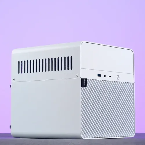 Корпус без блока питания/ Case JONSBO N2, Mini-Tower, 1x120mm, 1xUSB-A 3.0 + 1xUSB-C 3.2, SFX PSU Support, mITX White