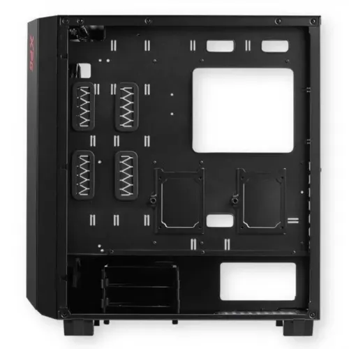 Корпус XPG CRUISER Black [CRUISERST-BKCWW] (Midi-Tower, черный, TG, 120mm ARGB fan*3)