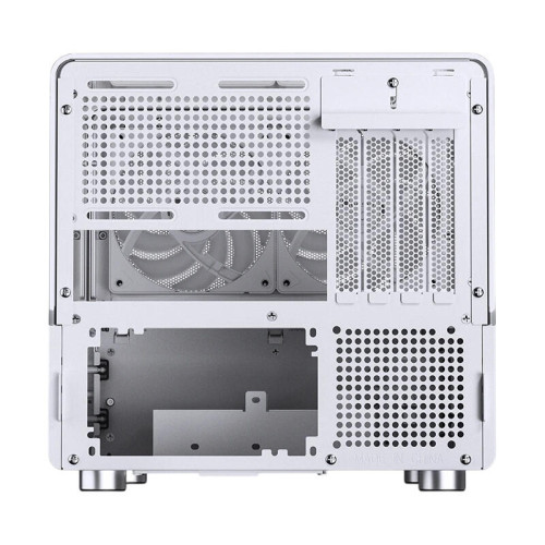 Корпус без блока питания/ Case JONSBO V12, Mini-Tower, TG, 2x120mm, 1xUSB-A 3.0 + 1xUSB-C 3.2, mATX, mITX White