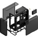Корпус без блока питания/ Case HYTE X50 Air, Midi-Tower, no fans, 2xUSB-A 3.2, 1xUSB Type-C, E-ATX, ATX, mATX, mITX Pitch Black