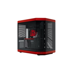 Корпус без блока питания/ Case HYTE Y70, Midi-Tower, TG, no fans, 2xUSB-A 3.2, 1xUSB Type-C, E-ATX, ATX, mATX, mITX Black Cherry