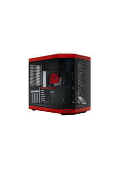 Корпус без блока питания/ Case HYTE Y70, Midi-Tower, TG, no fans, 2xUSB-A 3.2, 1xUSB Type-C, E-ATX, ATX, mATX, mITX Black Cherry
