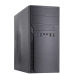 Корпус с блоком питания 450Вт./ Case Foxline FL-628-FZ450R-U32-S mATX case, black, w/PSU 450W 12cm, w/2xUSB2.0, w/2xUSB3.0 w/pwr cord, w/o FAN, E-lock support