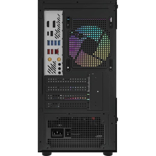 Корпус Formula Crystal Z1CM черный без БП mATX 5x120mm 1xUSB3.0 audio bott PSU