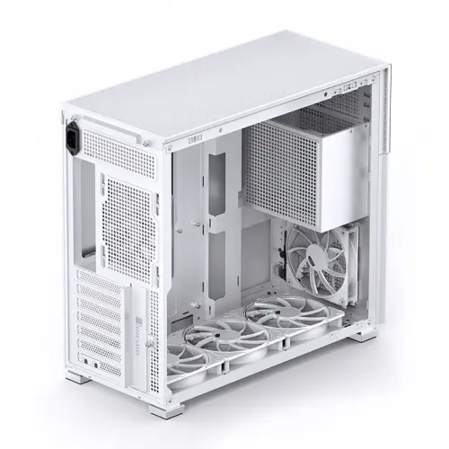 Корпус без блока питания/ Case JONSBO D41 MESH, Midi-Tower, TG, no fan, 1xUSB-A 3.2 + 1xUSB-C 3.2, ATX, mATX White