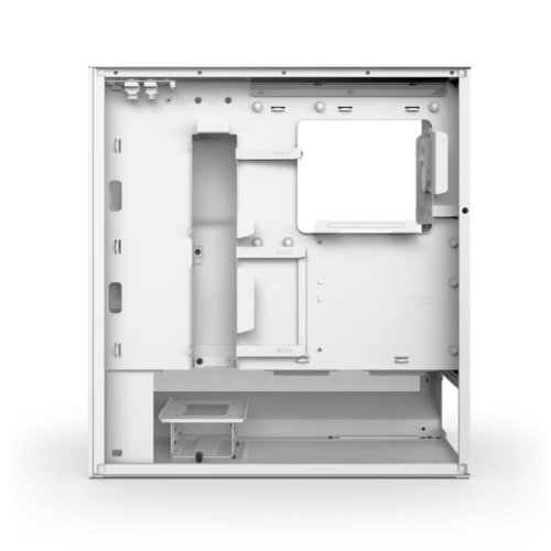 Корпус ПК без блока питания/ Case NZXT H5 Flow (2024), Midi-Tower, TG, 1x120mm, 1xUSB-A 3.2 + 1xUSB-C 3.2, E-ATX, ATX, mATX, mITX White