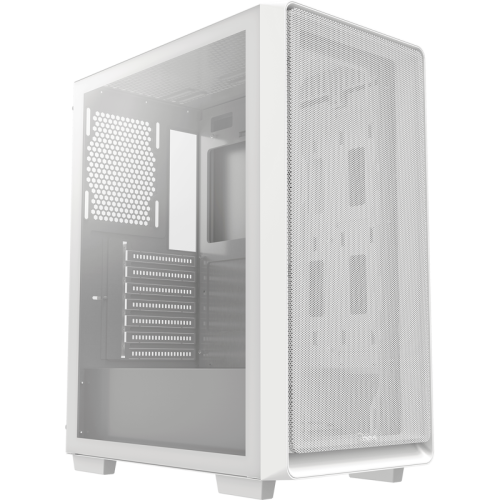 Корпус ПК без блока питания/ Case Ocypus Gamma C60 WH, Midi-Tower, TG, no fans, 1xUSB-A 3.0 + 2xUSB 2.0, ATX, mATX, mITX White
